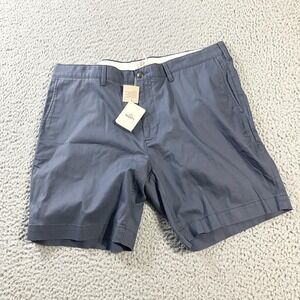 Faherty Island Life Shorts Mens 36 Vintage Navy 8" Chino Casual Stretch Resort